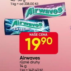 Žvýkačky Airwaves