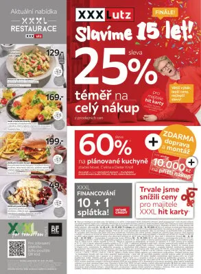 akční leták XXXLutz 8.9.2025-21.9.2025