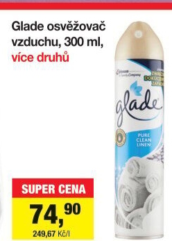 Osvěžovač vzduchu ve spreji Glade by Brise