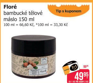 Bambucké tělové máslo Floré