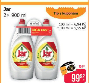 Prostředek na nádobí Jar