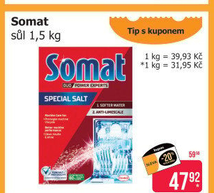 Sůl do myčky Somat