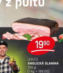 Anglická slanina LE&amp
