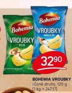 Chipsy Vroubky Bohemia Chips