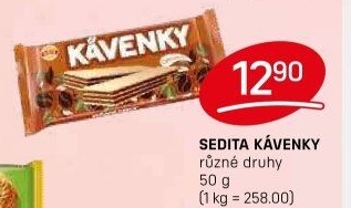 Oplatky Kávenky Sedita