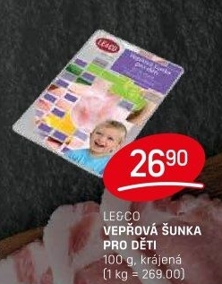 Šunka dětská vepřová LE&amp