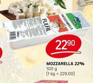 Sýr Mozzarella cihla Fulfil