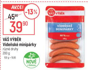 Vídeňské minipárky Váš Výběr