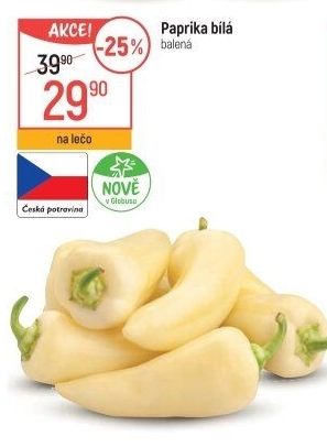 Paprika bílá