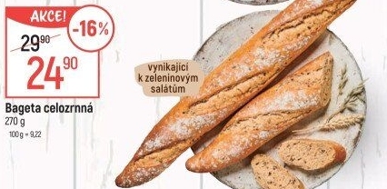 Bageta celozrnná