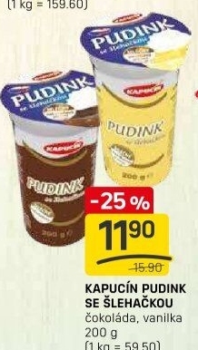 Dezert pudink Kapucín