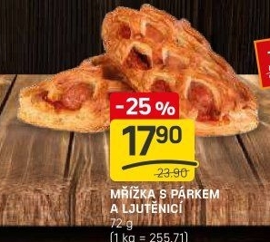 Mřížka s párkem