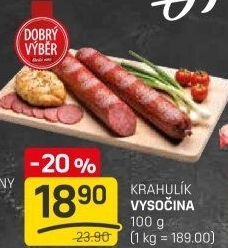 Salám vysočina Dobrý Výběr