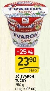 Tvaroh tučný Jihočeský Madeta