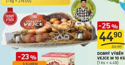 Vejce M Dobrý Výběr