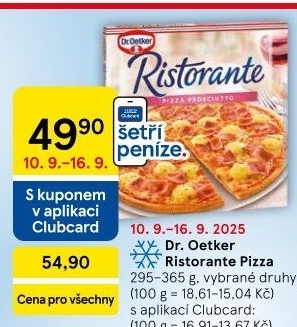Pizza mražená Ristorante Dr. Oetker