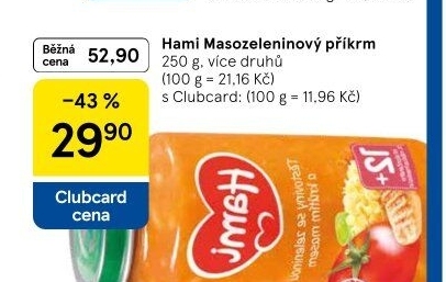 Příkrm masozeleninový Hami