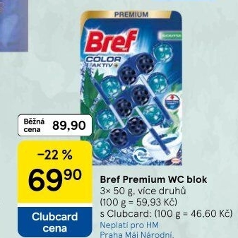 WC blok tuhý Premium Bref