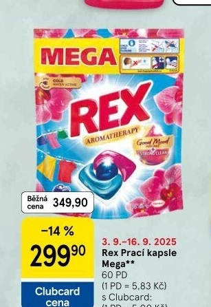 Prací kapsle Rex