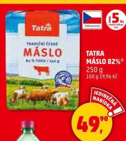 Máslo Tatra