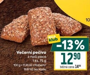 Večerní pečivo