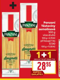 Těstoviny Panzani