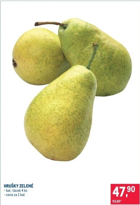 Hrušky zelené