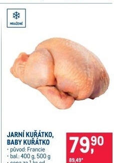 Kuřátko mražené