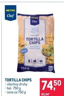 Tortilla chips Metro Chef
