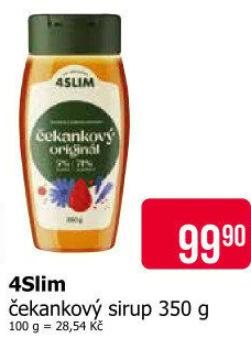 Čekankový sirup 4Slim