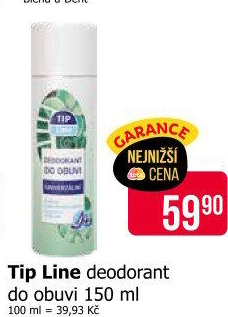 Deodorant sprej do bot Tip Line