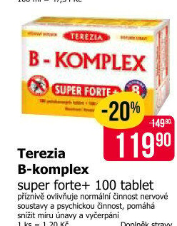 Doplněk stravy B-komplex super forte + Terezia
