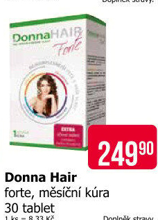 Doplněk stravy na vlasy Forte DonnaHair Swiss