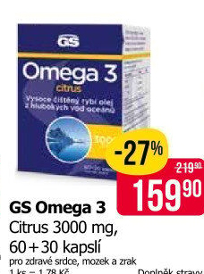 Doplněk stravy Omega 3 GS