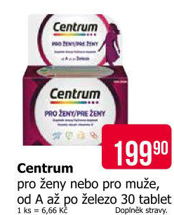 Doplněk stravy pro ženy Centrum