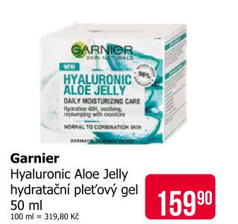 Gel pleťový hydratační Hyaluronic Aloe Jelly Garnier