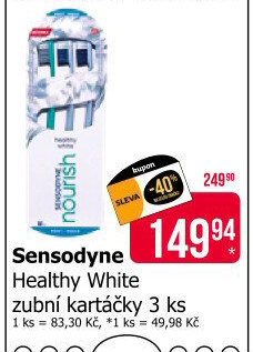 Kartáček na zuby Nourish Healthy White Sensodyne