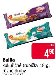 Kukuřičné trubičky bez lepku Balila
