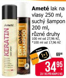 Lak na vlasy Ameté