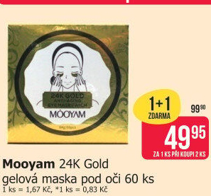 Maska pod oči Mooyam
