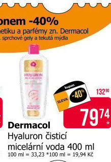 Micelární voda proti stárnutí pleti Hyaluron Dermacol