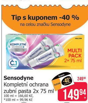 Pasta na zuby Kompletní ochrana Sensodyne