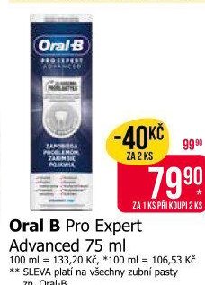 Pasta na zuby Pro Expert Advanced Oral-B