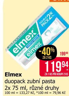Pasty na zuby Elmex
