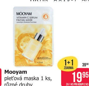Pleťová maska Mooyam