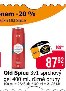Šampon a sprchový gel 3v1 Old Spice