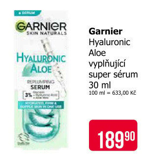 Sérum pleťové vyplňující Hyaluronic Aloe Garnier