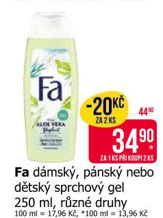 Sprchový gel Fa