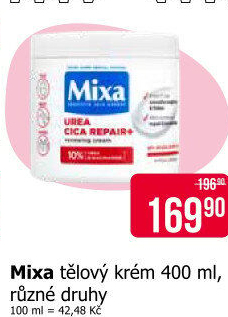 Tělové krémy Mixa