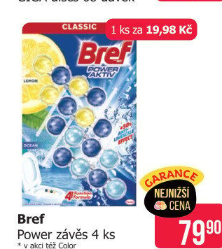 WC blok tuhý Power Aktiv Bref